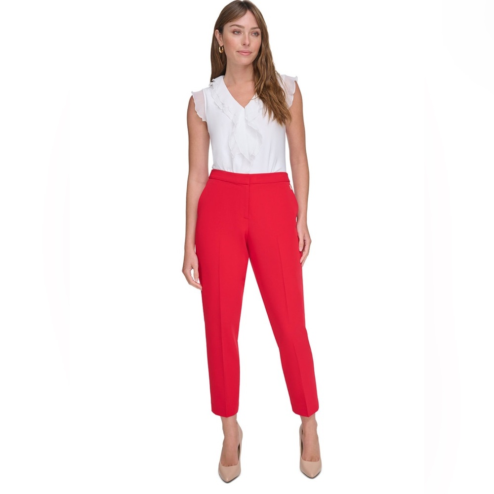 Tommy Hilfiger Red Women’s Slim Stretch Capris. Sz: 4